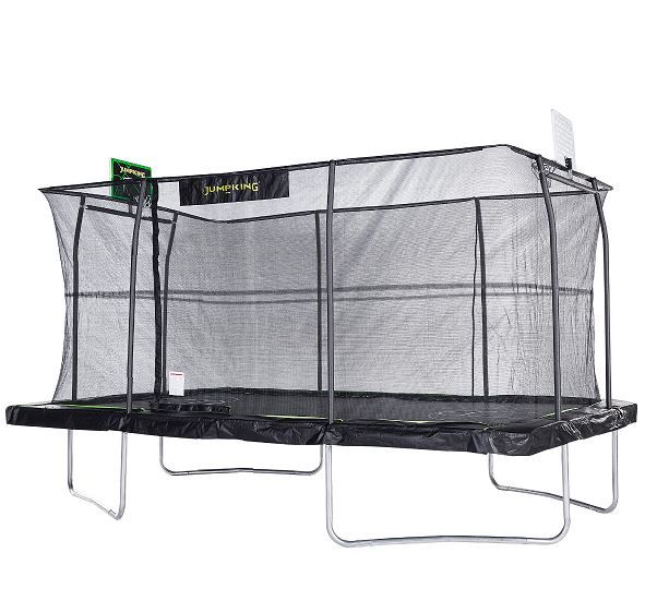 JumpKing 10' X 15' Rectangle Combo with Two Basketball Hoop Model