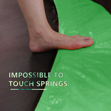 SkyBound SkySoar 16ft Outdoor Trampoline With Enclosure Net in Green