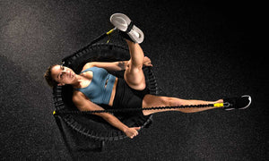 JumpSport Folding Fitness Trampolines | 39" Model 350f 3-knot Adjustable