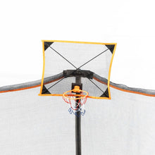 Jumpking 14' Round Combo with Powder Coated Legs & Mesh Hoop Model JK146PAPCFH