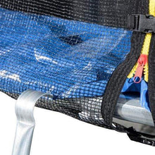 B2B 12FT Trampoline for Kids with Safety Enclosure Net Ladder and 8 Wind Stakes Round Outdoor Recreational Trampoline - SW000040AAC - Round