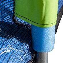 B2B 12FT Trampoline for Kids with Safety Enclosure Net Ladder and 8 Wind Stakes Round Outdoor Recreational Trampoline - SW000040AAC - Round