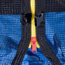 B2B 14FT Trampoline for Kids with Safety Enclosure Net Ladder and 8 Wind Stakes Round Outdoor Recreational Trampoline - SW000037AAC - Round