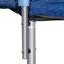 B2B 14FT Trampoline for Kids with Safety Enclosure Net Ladder and 8 Wind Stakes Round Outdoor Recreational Trampoline - SW000037AAC - Round