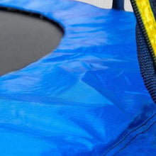 B2B 14FT Trampoline for Kids with Safety Enclosure Net Ladder and 8 Wind Stakes Round Outdoor Recreational Trampoline - SW000037AAC - Round