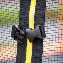 B2B 14FT outdoor garden powder-coated trampoline with basketball hoop ladder and enclosure - W550S00001 - Round Trampolines