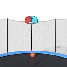 B2B 15 FT Round Trampoline with Safety Enclosure Basketball Hoop and Ladder - SM000020CAA - Round Trampolines