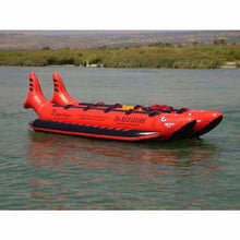 Island Hopper Elite Class Red Shark Banana Boat 10 Passenger - RSPVC-10 - Banana Boats