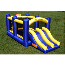 Island Hopper Racing Slide & Slam Recreational Bounce House - RACSLDSLM - Bounce Houses