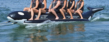 Island Hopper Whale Ride Banana Style Water Sled 6 Passenger in-line - PVC-6-WR - Banana Boats