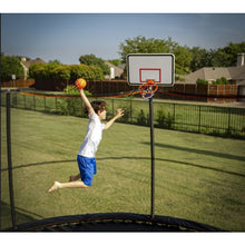 Jumpking 15’ TRAMPOLINE 7 LEGS / 7 POLES WITH UNIVERSAL BASKETBALL HOOP - JK157P3UBHC2 - Round Trampolines