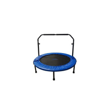 Upper Bounce 40 Mini Foldable Rebounder Fitness Trampoline with Adjustable Handrail - UBSF01HR-40 - Fitness Trampoline
