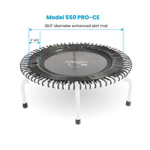 JumpSport 500 PRO Series Fitness Trampolines | 44” Model 550 PRO Club Edition in Matte White