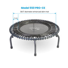 JumpSport 500 PRO Series Fitness Trampolines | 44” Model 550 PRO in Matte Black