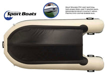 Island Hopper Dolphin 8.8' Inflatable Fishing Boat | EVA Teak Deck Air Floor 