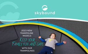 SkyBound SkyLift Curved Pole Trampoline - 10ft