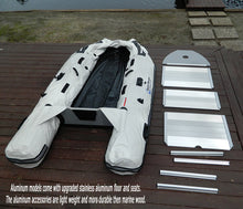 Island Hopper Shark 9.8′ Inflatable Fishing Boat | Aluminum Floor Dinghy 