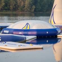 Aquaglide Universal Icecap on a lake with trees in the background