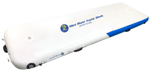 Island Hopper Mini Mate Inflatable Boat Dock 10 x 3 ft Slim Dock Platform shown on a plain white background.