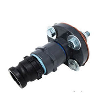 Mechanical component with bolts on a white background