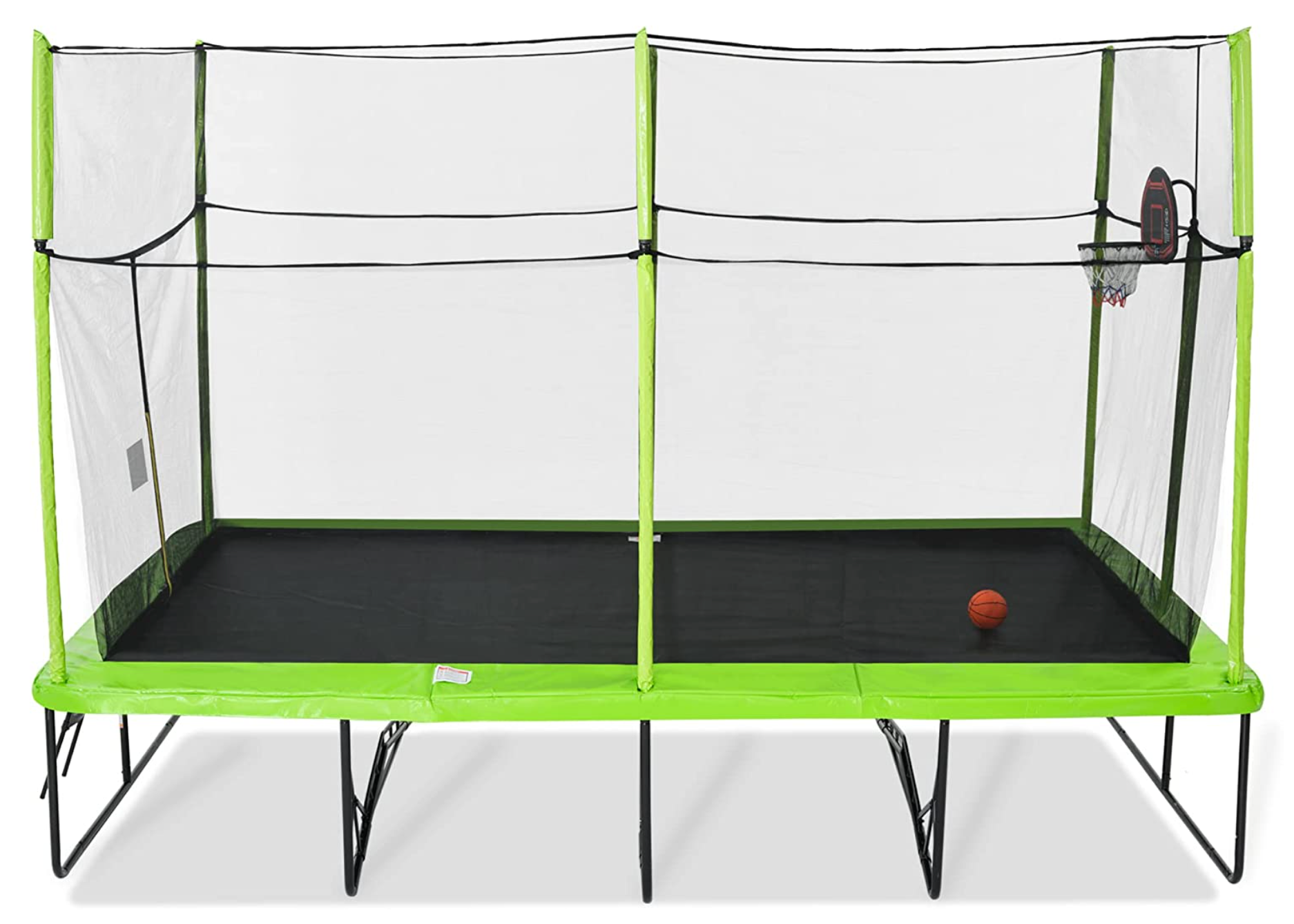 Skybound Rectangle Recreational Trampoline with Enclosure Net for Kids and Adults 10x17 ft ASTM Approved Outdoor Trampoline