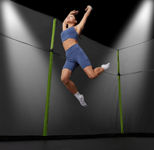 SkyBound AltitudeX 10ft x 17ft Gymnastics Rectangle Trampoline in Green