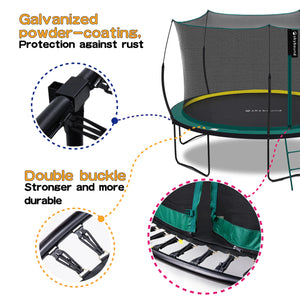 SkyBound Springless Trampoline - 10 FT