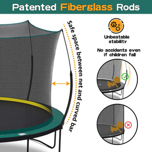 SkyBound Springless Trampoline - 10 FT