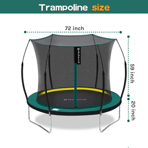 SkyBound Springless Trampoline - 6 FT