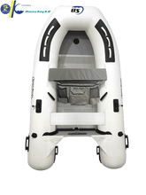 Island Hopper Manta Ray 8.8' Inflatable Fishing Boat | Aluminum Floor Dinghy -SB-270