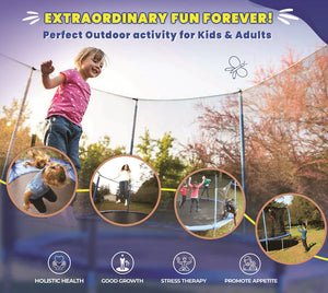 Upper Bounce® 14 FT. Trampoline & Enclosure Set - UBSF01-14