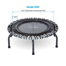 JumpSport Folding Fitness Trampolines | 44" Model 550f Pro 4-knot Adjustable