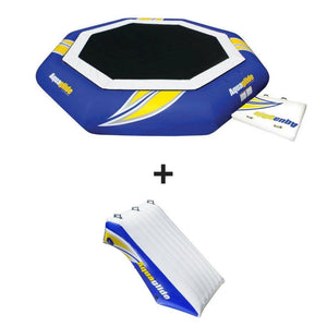 Aquaglide Water Trampoline Supertramp 23 With Swimstep - 585209103 - Water Trampolines