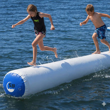 Two children running on Island Hopper 10ft Balance Log 