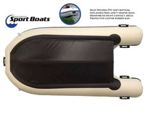Island Hopper Manta Ray 8.8' Inflatable Fishing Boat | Aluminum Floor Dinghy -SB-270