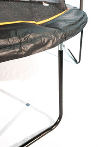 Jumpking 14' Round Combo with Powder Coated Legs & Mesh Hoop Model JK146PAPCFH