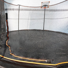 Jumpking 14' Round Combo with Powder Coated Legs & Mesh Hoop Model JK146PAPCFH