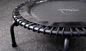 JumpSport 500 PRO Series Fitness Trampolines | 44” Model 550 PRO Club Edition in Matte White