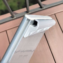 Close-up of Island Hopper Aluminum Slide on Bench Seat 