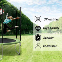 B2B 14-Feet Round Trampoline with Safety Enclosure Basketball Hoop and Ladder - SM000010FAA - Round Trampolines