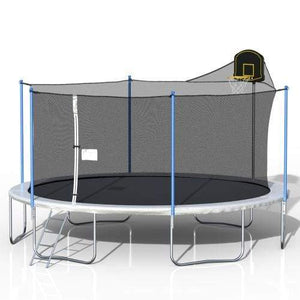 B2B 16FT TRAMPOLINE BLUE - W285S00001 - Round Trampolines