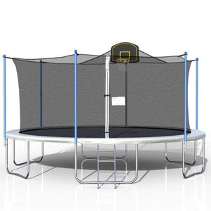 B2B 16FT TRAMPOLINE BLUE - W285S00001 - Round Trampolines