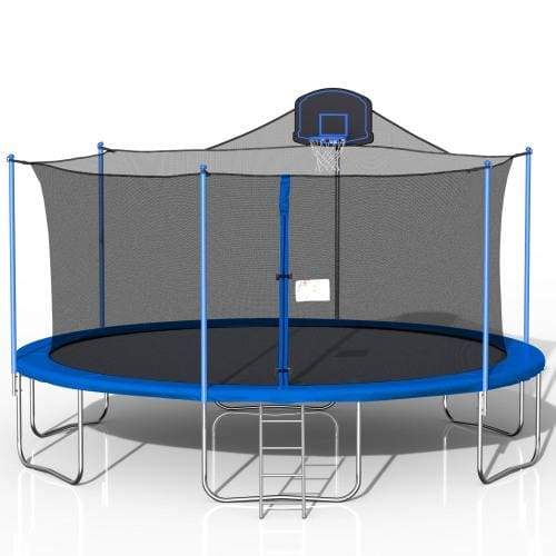 B2B 16FT TRAMPOLINE BLUE - W285S00003 - Round Trampolines