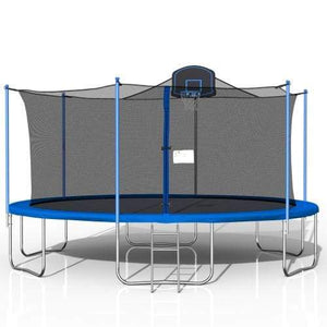 B2B 16FT TRAMPOLINE BLUE - W285S00003 - Round Trampolines