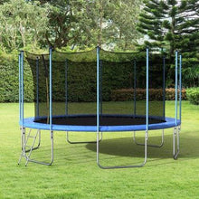 B2B 16FT Round Trampoline with Safety Enclosure Net & Ladder Spring Cover Padding Outdoor Activity - SM000050CAA - Round Trampolines