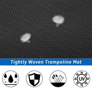 B2B 16FT Trampoline for Kids with Safety Enclosure Net Ladder and 12 Wind Stakes Round Outdoor Recreational Trampoline - SW000041AAC - Round