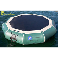 Island Hopper 17’ Springless Water Bouncer Bounce & Splash - Recreational Grade - 17’BNS - Water Bouncers