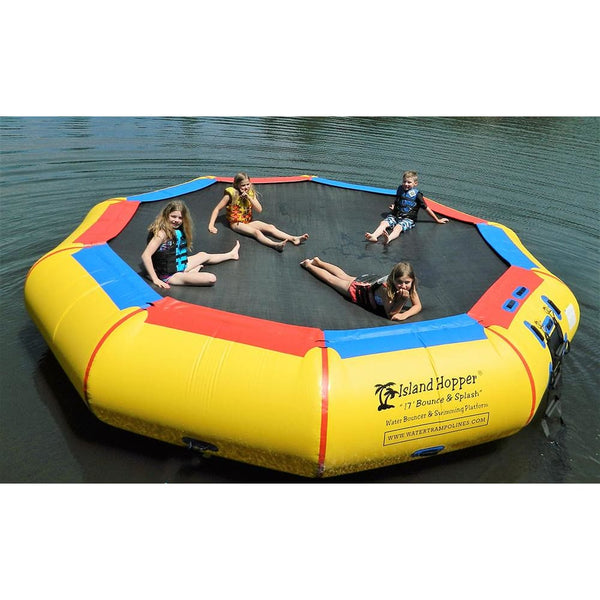 Trampoline raft on sale