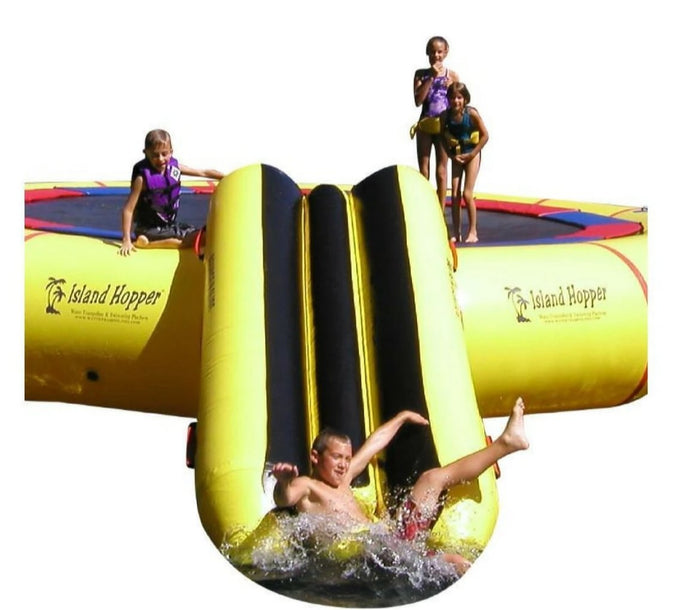 Island Hopper Bounce N Slide Water Attachment for Water Trampoline & Bouncer -- PVCSLIDE - Bounce N Slide Water Attachment - Water Toys