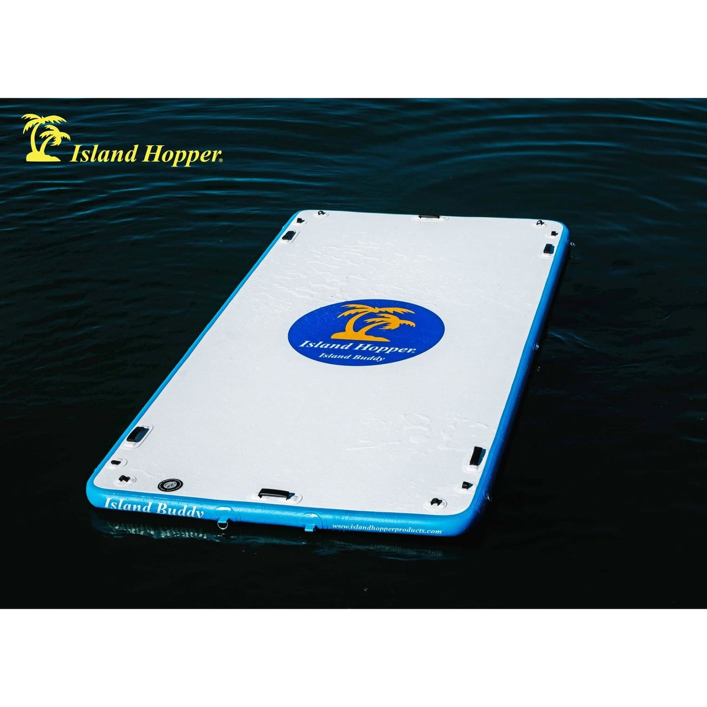 Island Hopper Island Buddy 12 foot Inflatable Water Platform & Dock - Water Toys
